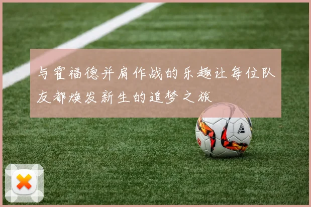 与霍福德并肩作战的乐趣让每位队友都焕发新生的追梦之旅